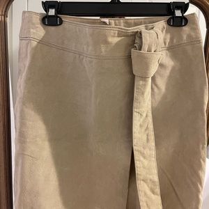 Miss Selfridge suede skirt